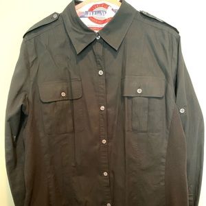 NY&Co Military Style Button Down XL